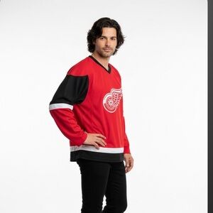 NHL red wings jersey Red and Black size 2XL hockey Detroit